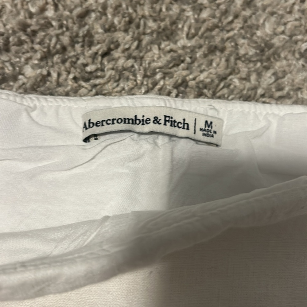 Abercrombie & Fitch White Linen Skort - Picture 2 of 9